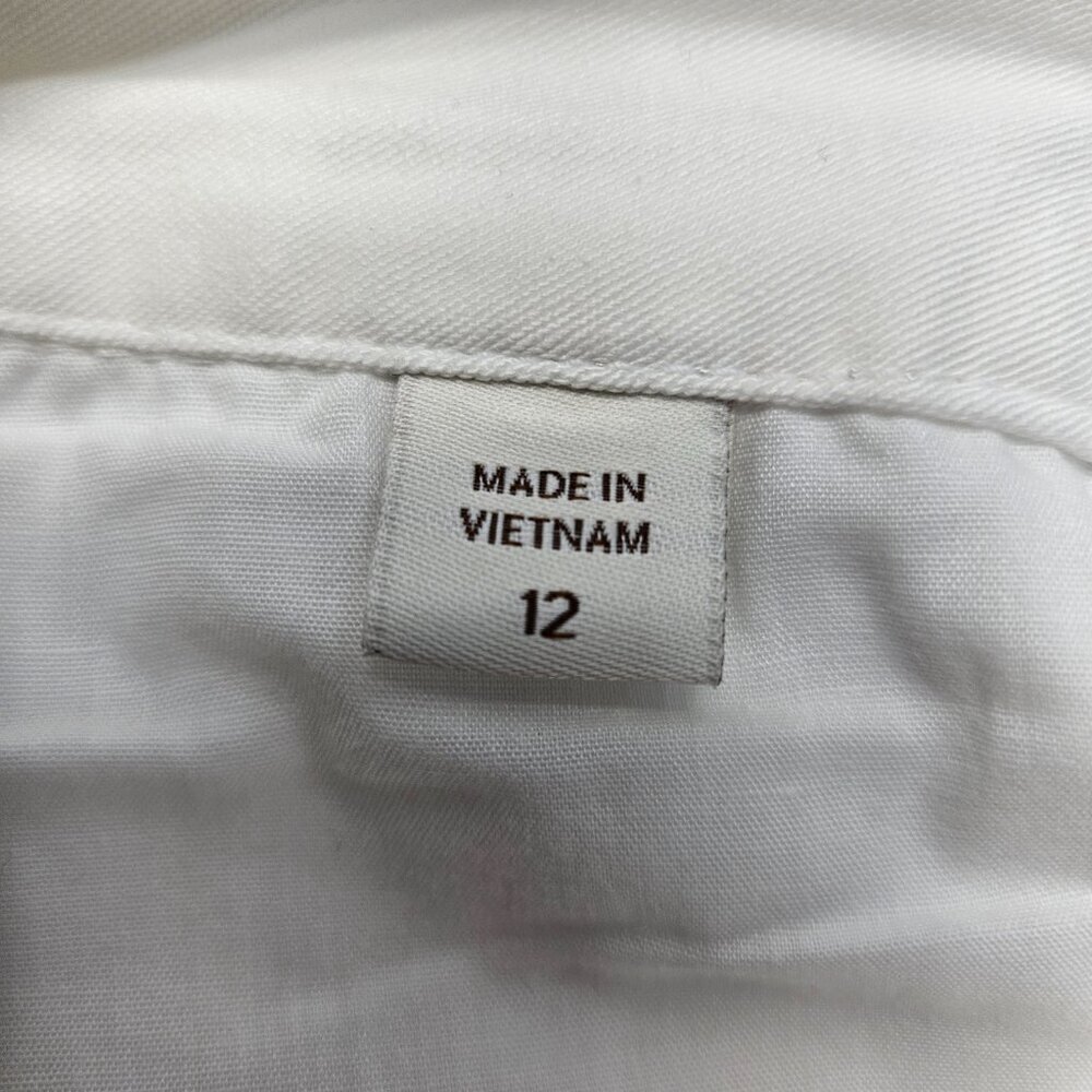 COLDWATER CREEK -NWT- Premium Denim NATURAL FIT CROPPED LEG WHITE SZ-12 (124-8) - Picture 3 of 8